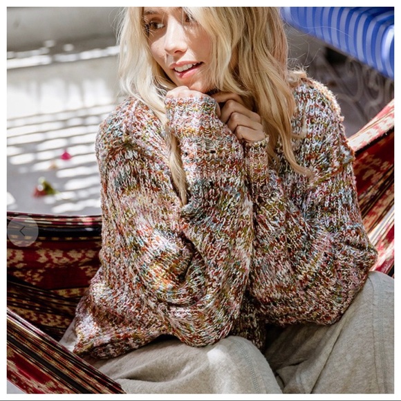 ✨LAST ONE✨Multi Color Thread Cozy Sweater - Picture 3 of 6